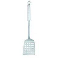 Rosle Roesle Stainless Steel Perforated Barbeque Spatula, Matte Handle, 18-inch