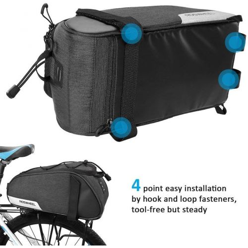  Roswheel Essential Series Convertible Bike Trunk Bag/Pannier