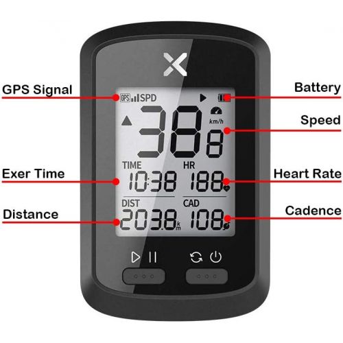  [아마존베스트]Roswheel Bike Computer Wireless GPS Speedometer Waterproof Road Bike Bicycle Bluetooth ANT+ with Cycling Computers