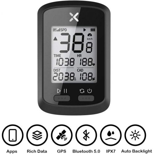  [아마존베스트]Roswheel Bike Computer Wireless GPS Speedometer Waterproof Road Bike Bicycle Bluetooth ANT+ with Cycling Computers