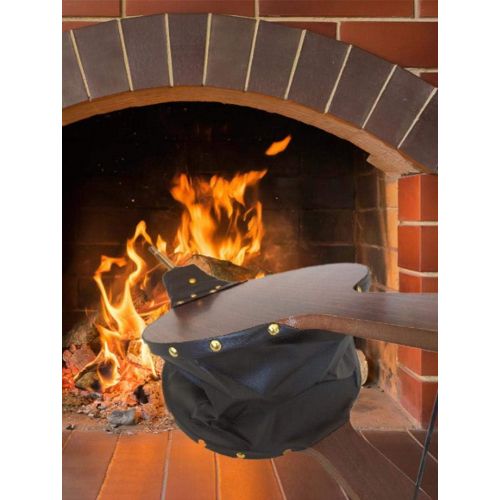  Rosymity Fireplace Bellow,Large Wood Air Blower Cast Nozzle Charcoal Starter Fireplace Tool for Fireplace/BBQ/Wood/Log Burner/Indoor/Outdoor - 21.26x9.84Inch Portable