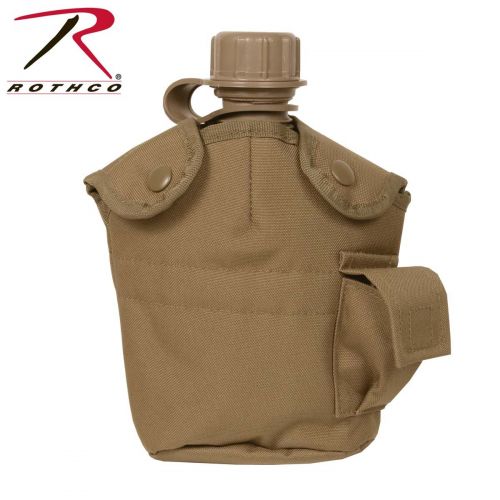  [아마존베스트]Rothco Gi Style Molle Canteen Cover, Coyote