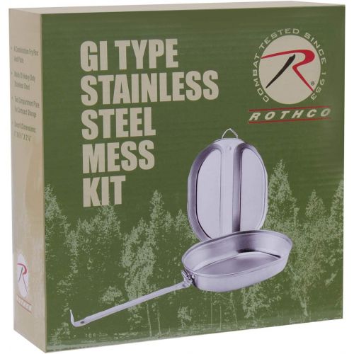  Rothco GI Type Stainless Steel Mess Kit