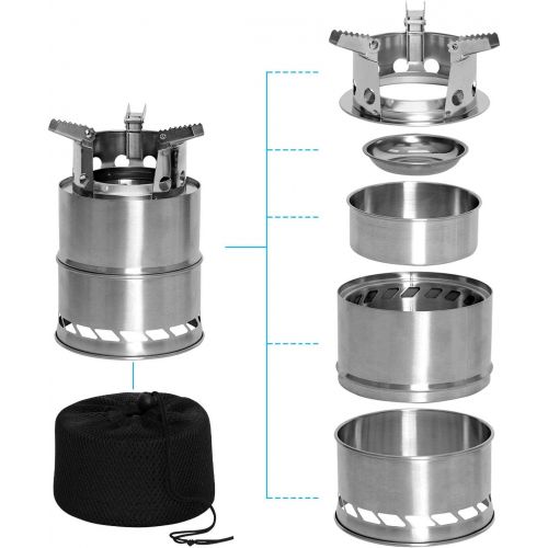  Rothco Stainless Steel Portable Camping/Backpacking Stove