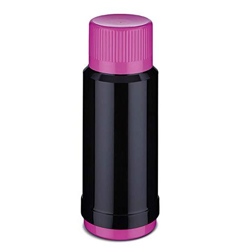  Rotpunkt Isolierflasche 40 Electric- 0,125 L 0,5 L | 0,75 L | 1,0 L Liter | BPA Frei- gesundes Trinken | Made in Germany | Warm + Kalthaltung | (1000 ml, Black/Electric bottlepop)