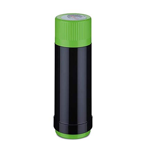  Rotpunkt Isolierflasche 40 Electric- 0,125 L 0,5 L | 0,75 L | 1,0 L Liter | BPA Frei- gesundes Trinken | Made in Germany | Warm + Kalthaltung | (750 ml, Black/Electric Grashopper)