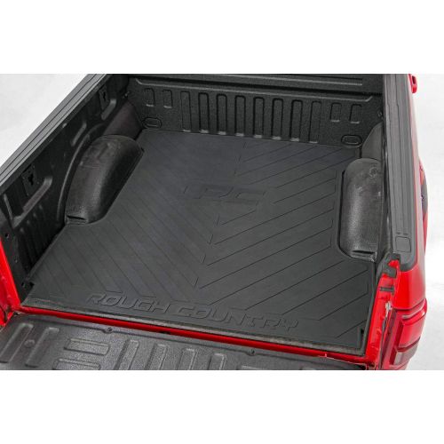  Rough Country Rubber Bed Mat (fits) 2015-2019 F150 5.5 FT Bed RCM640