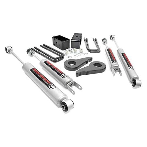  Rough Country - 28330 - 1.5-2-inch Suspension Leveling Lift Kit w/ Premium N3 Shocks