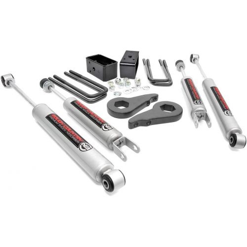  Rough Country - 28330 - 1.5-2-inch Suspension Leveling Lift Kit w/ Premium N3 Shocks