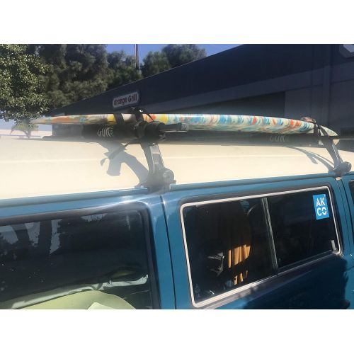  [아마존베스트]Round Crossbar Surfboard Longboard Kayak SUP Surf Roof Rack Pads 19 and 28 Inch (19)