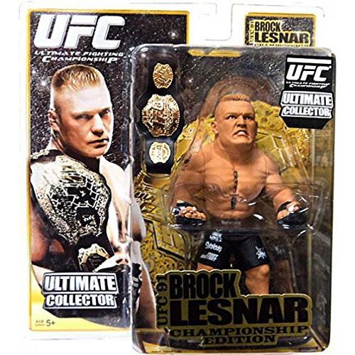  Round 5 MMA Round 5 UFC Ultimate Collector Series 4 CHAMPIONSHIP EDITION Action Figure Brock Lesnar with Belt! UFC 91