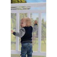 [아마존베스트]Roving Cove | Baby Safety Outdoor Railing Net | Balcony Deck Banister Guard | Baby Proofing Stairs Rail Screen Cover | Child Proof Patio Fence | Safe Rail - Outdoor 10ft L x 3ft H