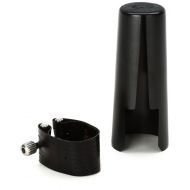 Rovner Dark Ligature and Cap for Rubber Bass Clarinet Mouthpiece - 3RL