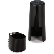 Rovner Dark Ligature and Cap for Rubber Bb Clarinet Mouthpiece - 1R