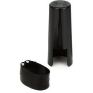 Rovner Dark Ligature and Cap for Rubber Contrabass Clarinet Mouthpiece - 4RL