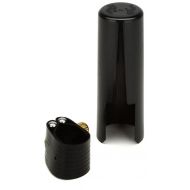 Rovner Dark Ligature and Cap for Metal Tenor and Baritone Saxophone Mouthpiece - 3ML
