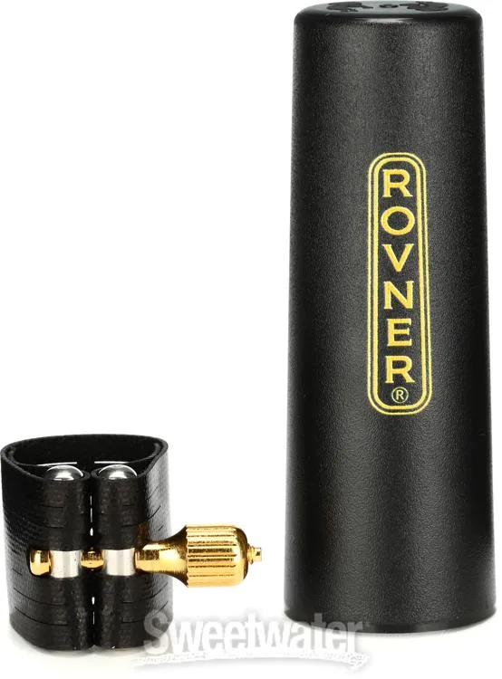  Rovner Light Ligature and Cap for Metal Tenor Saxophone and Slim Bari Saxophone Mouthpiece - L-3ML