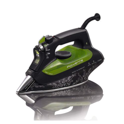  Rowenta Eco-Intelligence Steam Iron DW6080, Green & Black, 1700 Watts