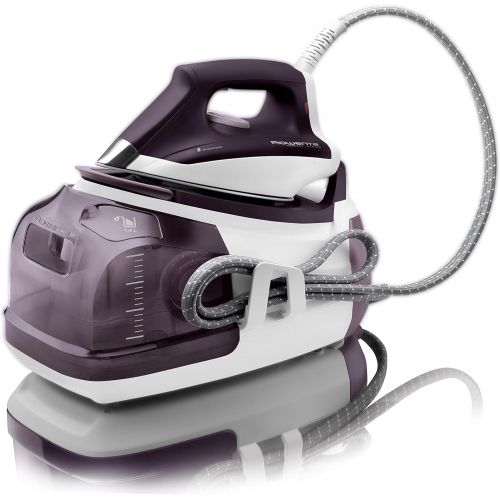  [아마존 핫딜] [아마존핫딜]Rowenta DG8520 Perfect Steam 1800-Watt Eco Energy Steam Iron Station Stainless Steel Soleplate, 400-Hole, Purple