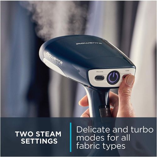  [아마존 핫딜] Rowenta DR8120 X-Cel Powerful Handheld Garment and Fabric Steamer Stainless Steel Heated Soleplate with 2 steam Options, 1600-Watts, White