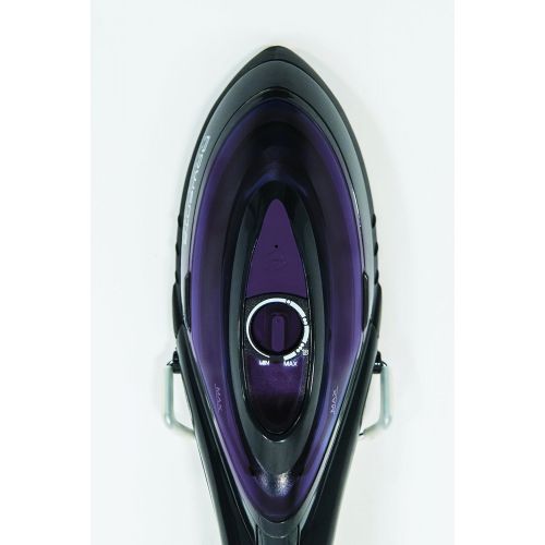  [아마존베스트]Rowenta DV8613, 2 in 1 Appliance, Hand Held Fabric Steamer and Steam Iron 800-Watts Includes Brush, Lint Pad, Travel Bag and Filling Cup, Purple