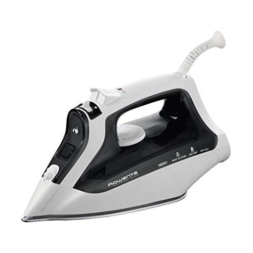  [아마존베스트]Rowenta DW2171 Access Steam 1600W 300 Hole Steam Iron of Auto Steam Thermostat Stainless Steel Soleplate, Black