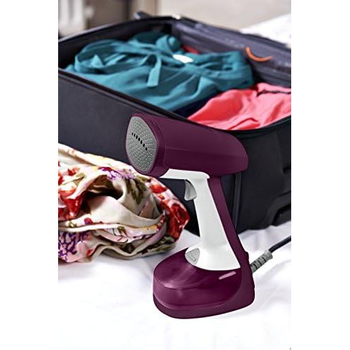  [아마존베스트]Rowenta Xcel Steam Travel DR7051 Hand-Held Garment Steamer Size, Dual-Voltage, Purple