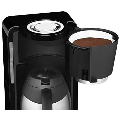  Rowenta CT 3818 Kaffeemaschine Milano, 850 Watt, schwarz,26,5 x 27 x 38,5 cm