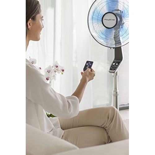  Rowenta VU5640 Standventilator Turbo Silence Extreme, leise, 70W, Ventilator, 4 Geschwindigkeitsstufen, mit Nachtmodus