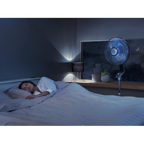  Rowenta VU5640 Standventilator Turbo Silence Extreme, leise, 70W, Ventilator, 4 Geschwindigkeitsstufen, mit Nachtmodus