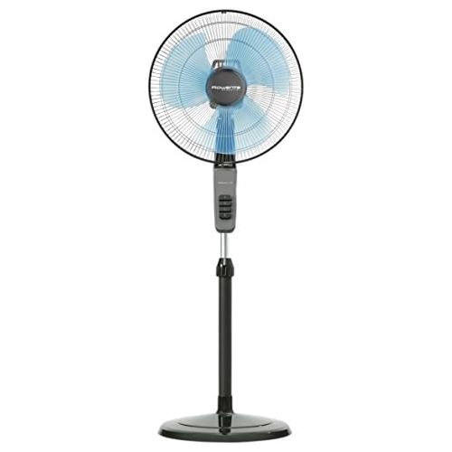  Rowenta VU4110 Essential Standventilator, leise, 60 Watt, schwarz/blau