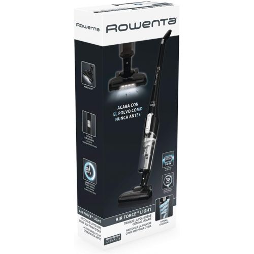  Rowenta RH6545 Air Force Light Boden-Staubsauger, 14 Volt, schwarz glanzend, 0,65 l