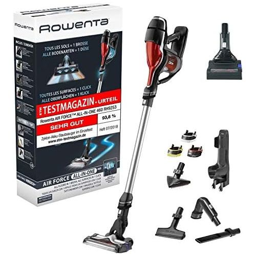  Rowenta Animal Prime Akkusauger Kabellos 21,9V mit viel Zubehoer + Auto Fugenduese und Animal Turbo-Buerste ideal fuer Aufnahme von Tierhaaren auf Polster und Betten, Starke 12000Pa Sa