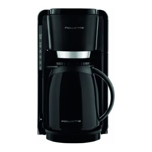  Rowenta CT3808 Adagio Thermo Kaffeemaschine, 8 bis 12 Tassen 1.25 L, schwarz