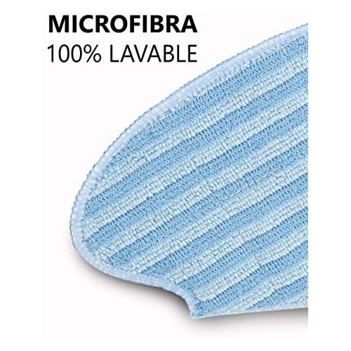  [아마존베스트]Rowenta ZR6902ES Smart Force Essential Aqua Microfibre Replacement Mop - Washable and Easy to Use - Pack of 2