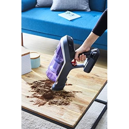  [아마존베스트]Rowenta Powered by Picture X-Force Flex 8.60 Cordless Vacuum Cleaner, Rod and Handheld Vacuum Cleaner in One, LED Nozzle, Flex Joint, Easy-Wash Filter