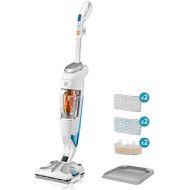 [아마존베스트]Rowenta Clean & Steam Revolution Vacuum and Steam Cleaner Time-Saving Removes 99.9% of Bacteria From All Floors Without Detergent Diffuser Essential Oils, White