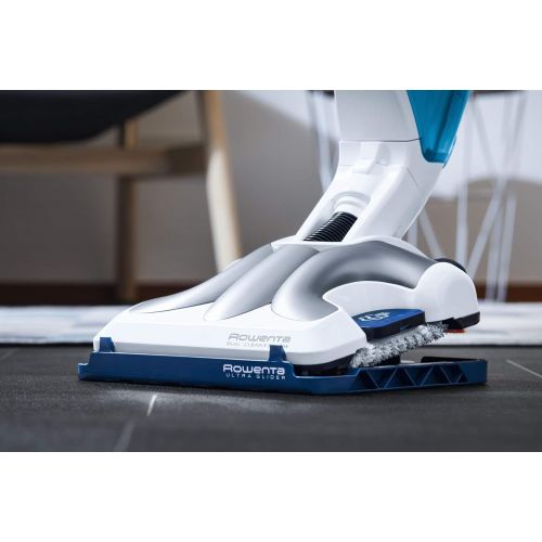  [아마존베스트]Rowenta Clean & Steam Revolution Vacuum and Steam Cleaner Time-Saving Removes 99.9% of Bacteria From All Floors Without Detergent Diffuser Essential Oils, White