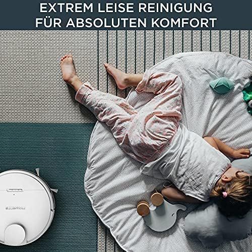  [아마존베스트]Rowenta RR7987 Explorer Series 95 Total Care Robot Vacuum Cleaner | 4-in-1 Suction Power | Allergy Kit | Animal Care | Fully Networked | 4 Power Levels | White