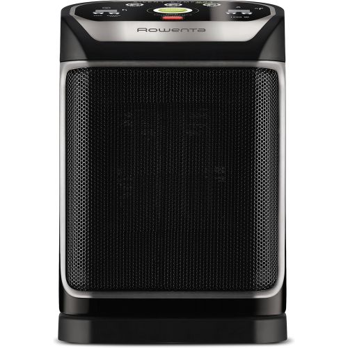  Rowenta SO9276 Silent Comfort Electronic Ceramic Heater with Eco-Mode, 215-Square Ft, Black