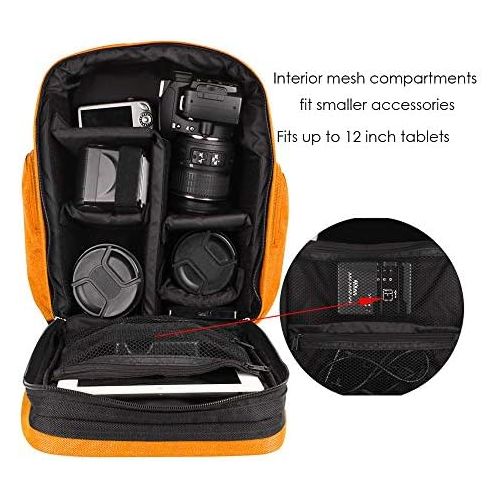  Roxie Multi Function DSLR Camera Backpack Bag for Camera, Lenses, Laptop Tablet and Photography Accessories Canon Nikon Sony Pentax Panasonic and More