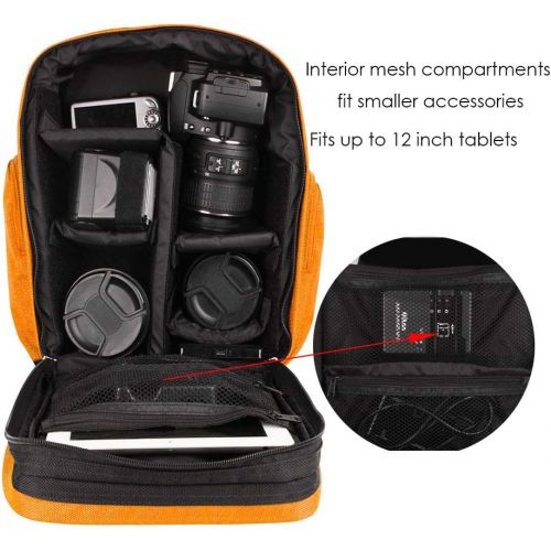  Roxie Multi Function DSLR Camera Backpack Bag for Camera, Lenses, Laptop Tablet and Photography Accessories Canon Nikon Sony Pentax Panasonic and More