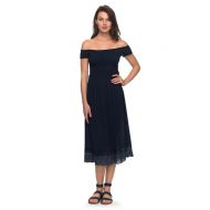 Roxy Pretty Lovers Off The Shoulder Midi Dress