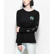ROXY Roxy Radical Checkers Black Long Sleeve T-Shirt