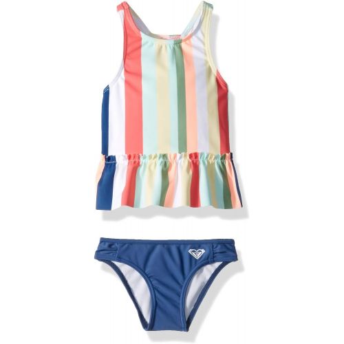 록시 [아마존베스트]Roxy Girls Paradise Tropics Tankini Swimsuit Set