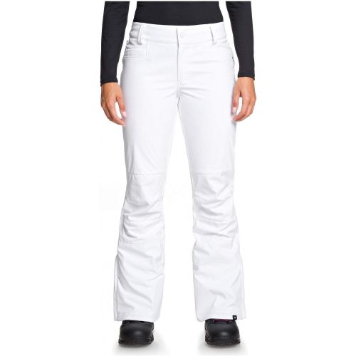 록시 Roxy womens Roxy Creek Stretch Softshell snowboarding pants, Bright White, X-Small US