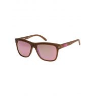 Roxy Womens Miller - Sunglasses - Women - One Size - Brown Matte Woodchips Brown/Flash Pi One Size