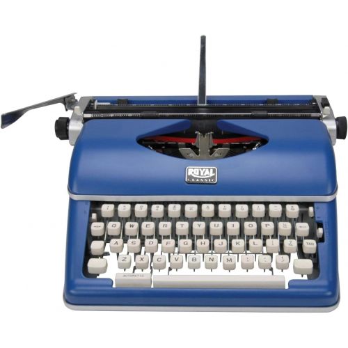  [아마존베스트]Royal Exclusive 79106B Classic Manual Typewriter (Blue)