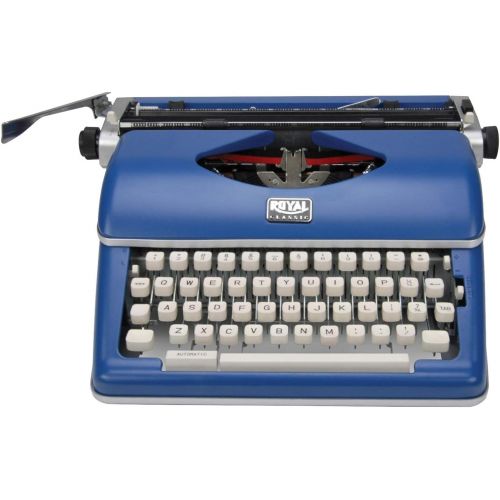  [아마존베스트]Royal Exclusive 79106B Classic Manual Typewriter (Blue)