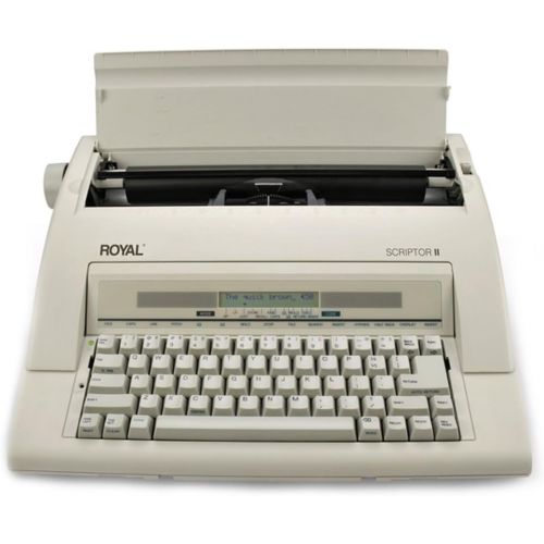  [아마존베스트]Royal Scriptor 13 Electronic Typewriter w/ Correctable Ribbon & Lift Off Tape